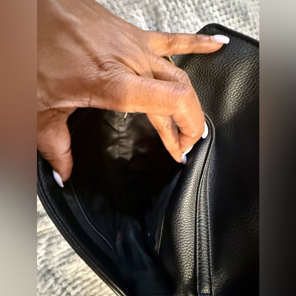 Black Andrew Marc New York Shoulder Bag - Picture 5 of 8